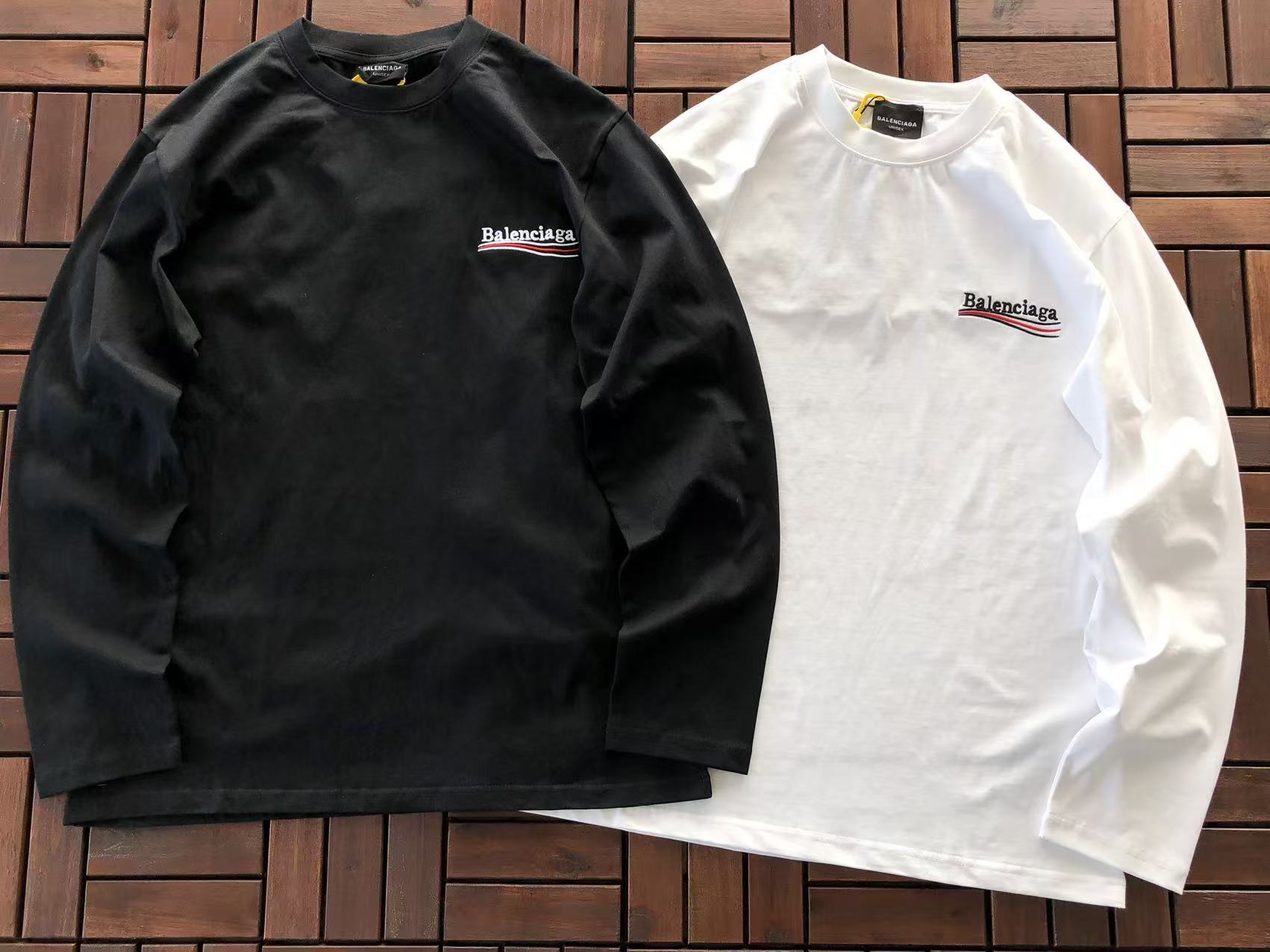 BALENCIAGA Remera Manga Larga Political