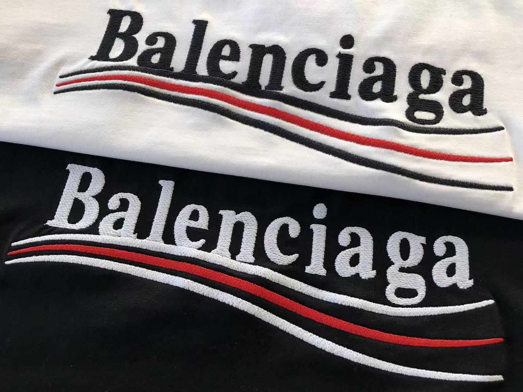 BALENCIAGA Remera Manga Larga Political