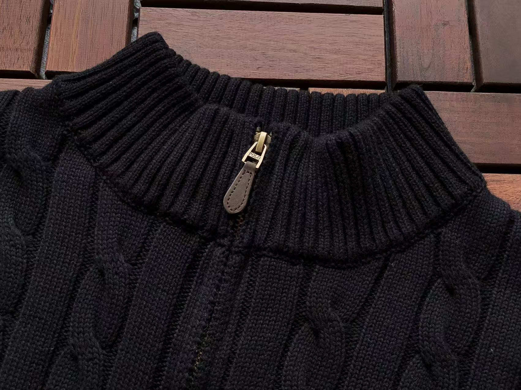Ralph Lauren Buzo De Lana Cierre 1/4