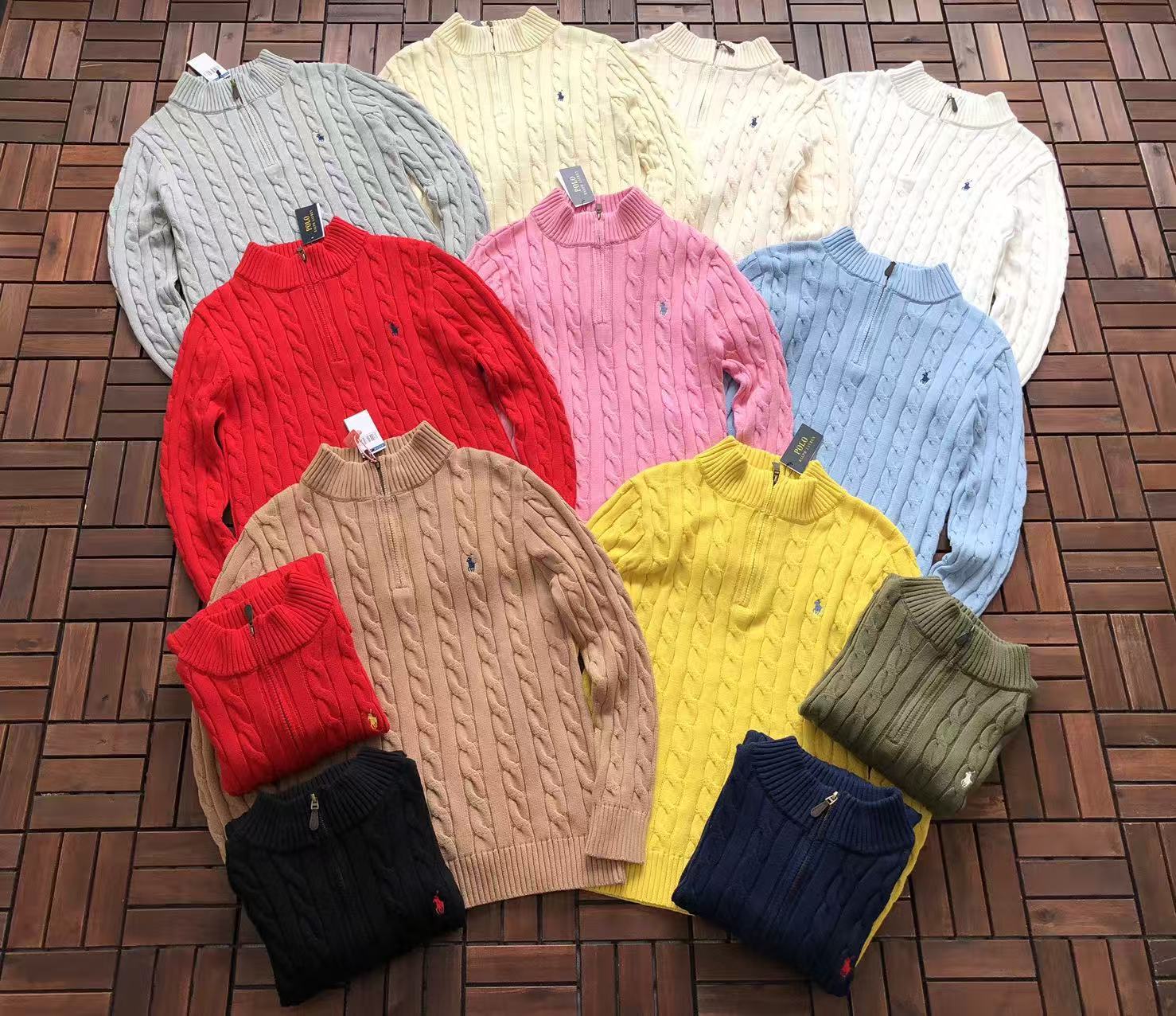 Ralph Lauren Buzo De Lana Cierre 1/4