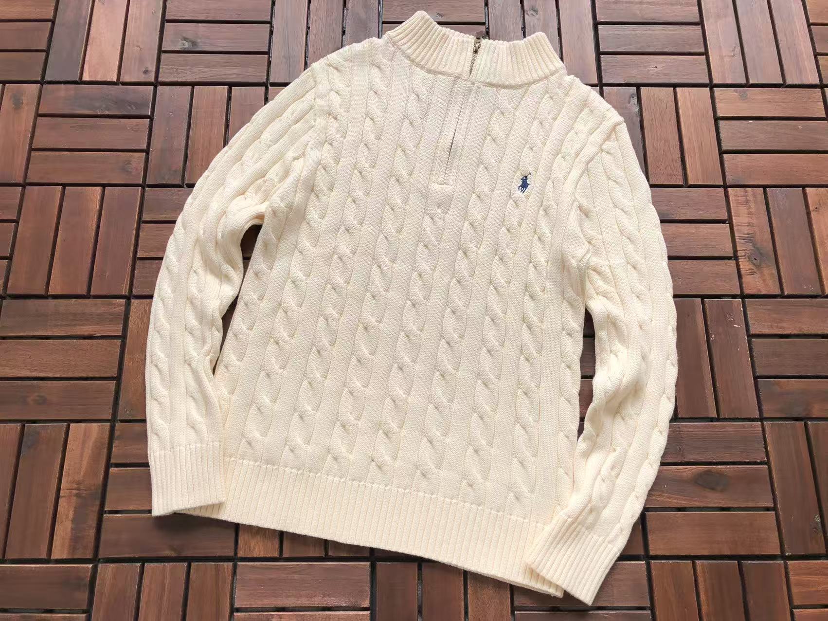 Ralph Lauren Buzo De Lana Cierre 1/4